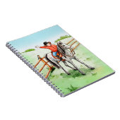 Mädchen beim Reiten ノートブック (右側)