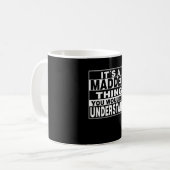 MADDEN名字パーソナライズされたプレゼント コーヒーマグカップ (正面左)