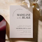 MADDIE モダンウェディングインビテーション 招待状