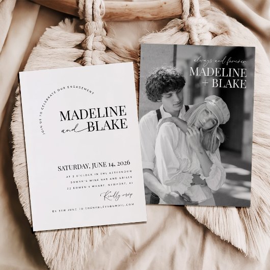 MADDIE Engagement Party Invitation 招待状