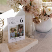 MADDIE When We Were Table Numbers 招待状