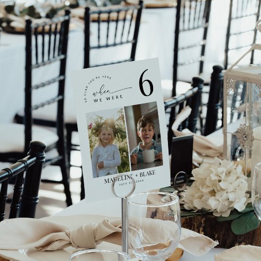 MADDIE When We Were Table Numbers 招待状