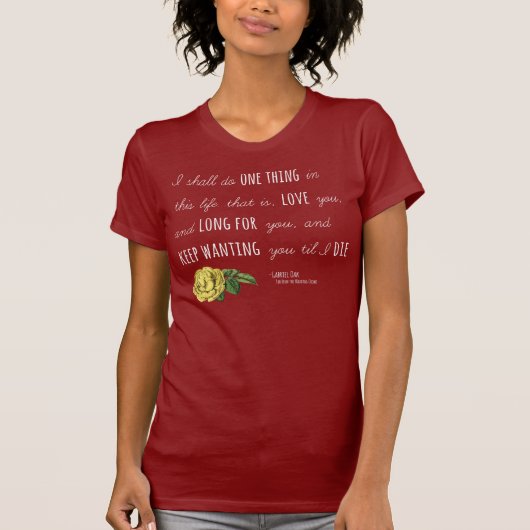 Maddingの群集"1事"の女性花のワイシャツの暗闇 Tシャツ (正面)