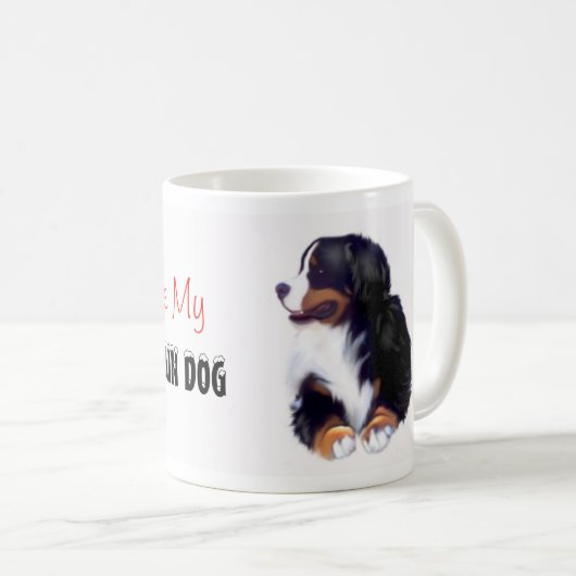 MadDogの義務のBernerのマグ コーヒーマグカップ (正面右)