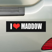 MADDOWの選挙のギア バンパーステッカー (車上)