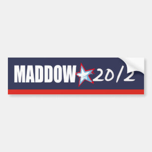 MADDOWの選挙のギア バンパーステッカー