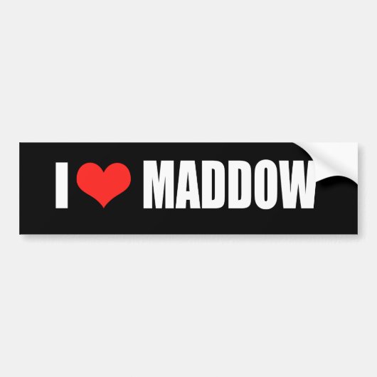 MADDOWの選挙のギア バンパーステッカー (正面)