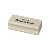 Made By Company Name Script ラバースタンプ (スタンプ)