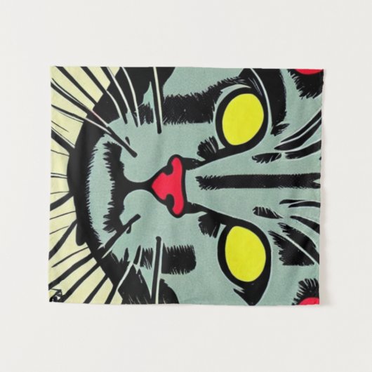 Made Catz タペストリー (正面(横))