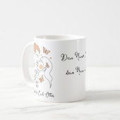 Made for each other , lineart コーヒーマグカップ (正面左)