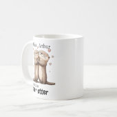 Made For Each Otter Funny Valentines Gift コーヒーマグカップ (正面左)