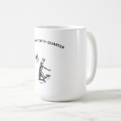 Made for Fourth Quarter Shirt-Basketball Player コーヒーマグカップ (正面右)