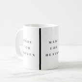 Made for Heaven Coffee Mug コーヒーマグカップ (正面左)