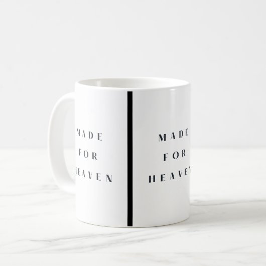 Made for Heaven Coffee Mug コーヒーマグカップ (正面左)