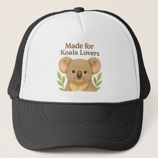 Made for Koala Lovers - Cute Wildlife Design for A キャップ (正面)
