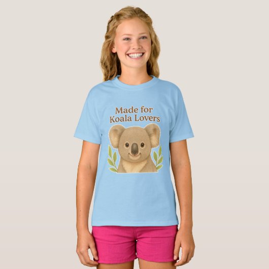 Made for Koala Lovers - Cute Wildlife Design for A Tシャツ (正面フル)