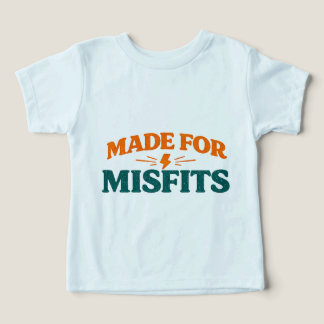 Made for Misfits Vintage Retro Typography Lightnin