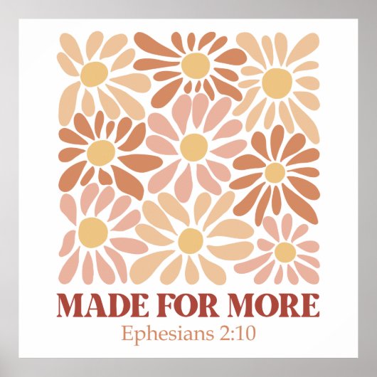 Made for more Bible Verse  ポスター (正面)