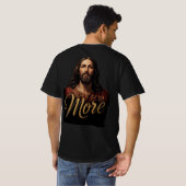 Made for More Jesus Gold Font Christian Tシャツ (裏面フル)