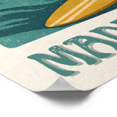 Made For Waves Surfer - Retro Surfing Pin-Up Art ポスター (角)