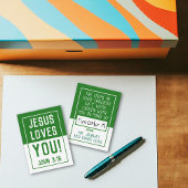 Made For You」シューボックスカード – 緑 ノートカード