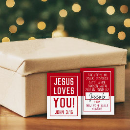 Made For You」シューボックスカード – 赤 ノートカード