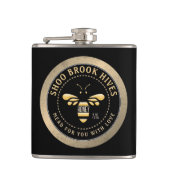 Made for you apiary名Copper and Black Honeybee フラスク (正面)