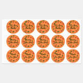 Made for You Circleスタンプ紅葉 ラベル (シート)