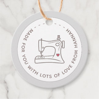 Made For You With Love裁縫&ハート フェイバータグ