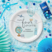 Made Four Adventure 4th Birthday Party ペーパープレート (パーティー)