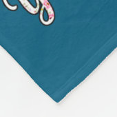 Made In 1963 Floral 63rd Birthday Women 63 Years O フリースブランケット (角)