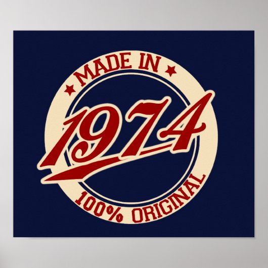 Made In 1974 ポスター (正面)
