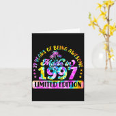 Made In 1997 Limited Edition 29 Birthday 29 Year O カード (黄色い花)