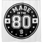 Made In 80s シャワーカーテン (正面)