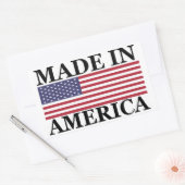 MADE IN AMERICAステッカー 長方形シール (封筒)