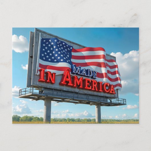 Made In America Billboard ポストカード (正面)