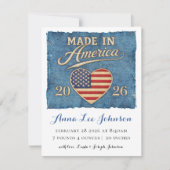 Made in America Birth Announcement シーズンカード (正面)
