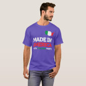Made in America with Italian Parts Italy Pride Gif Tシャツ (正面フル)