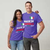 Made in America with Italian Parts Italy Pride Gif Tシャツ (ユニセックス)