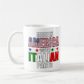 Made in America with Parts(パーツ付きアメリカ製イタリアン) コーヒーマグカップ (左)