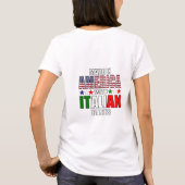 Made in America with Parts(パーツ付きアメリカ製イタリアン) Tシャツ (裏面)