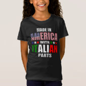 Made in America with Parts(パーツ付きアメリカ製イタリアン) Tシャツ (正面)