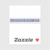 Made in British Virgin Islands Flag シール (シート)