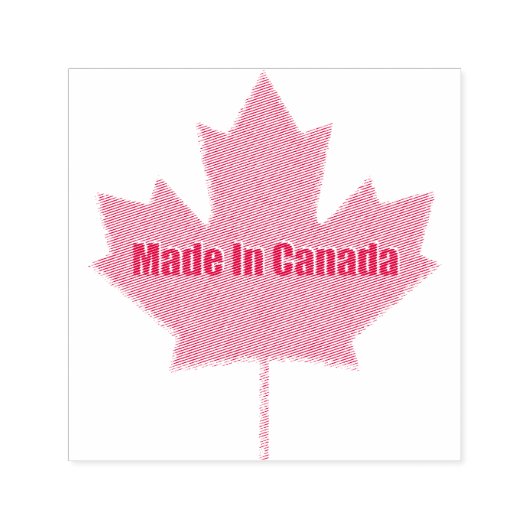 Made in Canada カスタム Stamp セルフインキングスタンプ (デザイン)