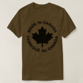 Made In Canada Maple Leaf Premium Tシャツ (デザイン正面)