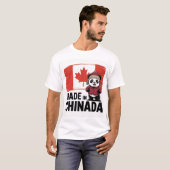 Made in Chinada Panda – カナダ中国の語 Tシャツ (正面フル)