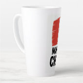 Made in Chinada Panda – Chinese Canadian カフェラテマグ (左アングル)