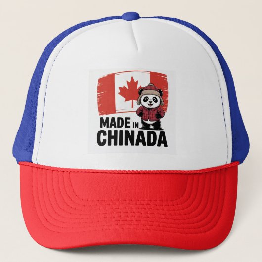 Made in Chinada Panda – Chinese Canadian キャップ (正面)