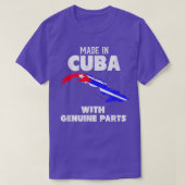 Made in Cuba with Genuine Parts! Cuban Pride  Tシャツ (デザイン正面)