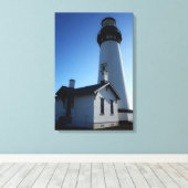 Made in France – オレゴン州Yakina Head Light キャンバスプリント (インサイチュ (ウッドフロア))